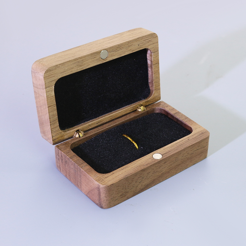 5# 70*44*27mm Wooden Tie Clip Box