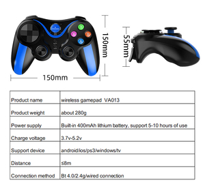 Mini Wireless Gaming Controller USB/2.4G/BT Joystick Gamepad für Switch für PS3 für PS4 PS5 - Product Image 4