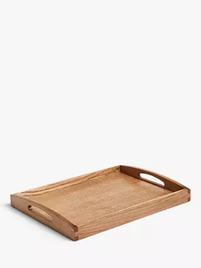 Vassoio in legno di quercia naturale in legno di quercia e legno annidato vassoio rettangolare in rovere bianco - Product Image 3