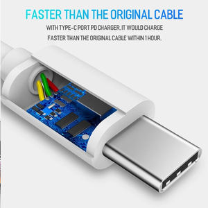 Cavo di ricarica rapida USB-C cavo di trasferimento dati di tipo C-Type cavo del caricatore per smartphone per tutti i telefoni - Product Image 3