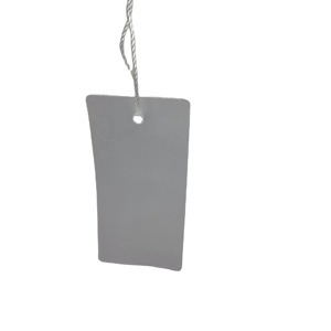 Custom Garment Swing <strong>Tags</strong> Clothes Label Print Name logo Plastic <strong>hang</strong> <strong>Tag</strong> <strong>with</strong> <strong>String</strong> Paper Hangtags for Clothing Own logo - Product Image 1