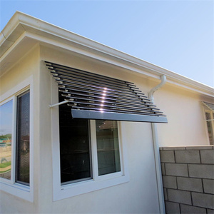 Açık alüminyum panjur veranda pencere panjur çerçeve Modern alüminyum alaşımlı Pvc ahşap panjur üretim makinesi - Product Image 4