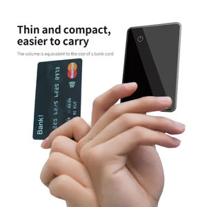 Mfi प्रमाणित ios एंड्रॉइड <span class=keywords><strong>GPS</strong></span> ट्रैकर स्लिम स्मार्ट RFid ब्लॉकिंग कार्ड फिंडर BT विरोधी खोए वायरलेस लोकेटर टैग आईपी 68 प्लास्टिक - Product Image 2