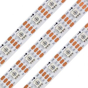 Verzögerte Funktion dekorative flexible Uhr 5m 30leds 60leds Band Licht Farbwechsel LED-Streifen sk9822