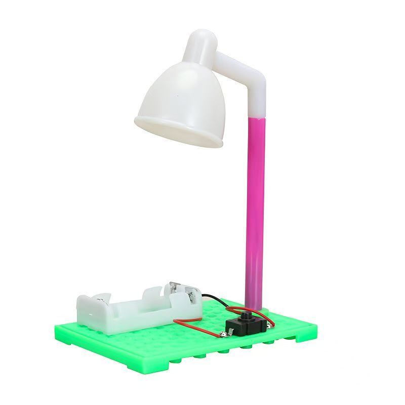 Homemade desk lamp