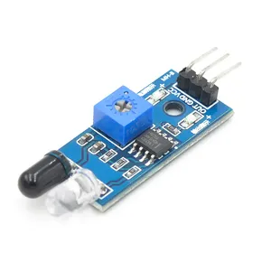 10 Stück IR-Infrarot-Hindernis vermeidung sensor modul Reflektierende foto elektrische 3-polige ICs für Smart Car & Robot für Arduino-Produkte - Product Image 1