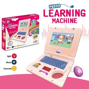 Mini Computer in età prescolare con proiezione del Mouse macchina di apprendimento di simulazione Notebook di illuminazione di musica per educazione precoce giocattolo per Computer