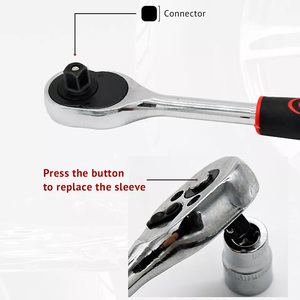 1/4&quot; Hex 12 Pcs Ratchet Socket Wrench <strong>Set</strong> for Auto Repair - Product Image 3