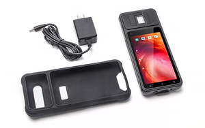 Tùy chỉnh uniwa F501 5 inch xách tay PDA Android Máy Quét Mã Vạch sinh trắc học đọc dấu vân tay điện thoại - Product Image 6