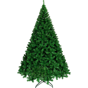 Yapay el yapımı noel ağacı yüksek kaliteli PVC ve çam iğnesi karışık ağacı - Product Image 6
