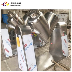 Toz karıştırıcı gıda sanayi küçük toz mikser V şekli un karıştırıcı/karıştırıcı toz V makinesi/kimyasal karıştırma ekipmanları - Product Image 3