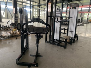 Commercial Pin Loaded Shoulder Press Machine - <strong>Olympic</strong> Plate Compatible Deltoid Builder - Product Image 3