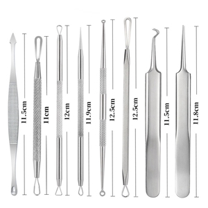 7 in <strong>1</strong> Pimple Blackhead Remover Tool Pimple Extractor Kit Face Beauty Tools Black Dots Cleanser Acne Blemish Remover <strong>Needles</strong> Set