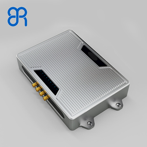 Lettore rfid uhf 4 porte ad alte prestazioni, lettore fisso di piccole dimensioni, protocollo ISO18000-6C, basato su chip Impinj E710