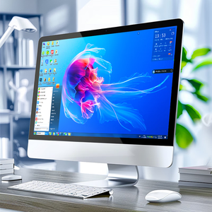 21,5 \ "All-In-One Business Gaming PC Core I3 I5 I7 AIO Computadoras con pantalla LED SSD Disco duro DDR3 RAM EU Plug Computador
