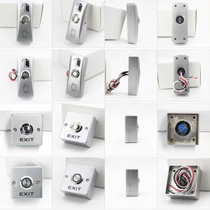 Pulsante Push to Exit in lega di zinco resistente con indicatore a LED IP65 per sistemi di sicurezza per porte commerciali - Product Image 4