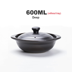厂家批发圆形黑石碗韩式家居餐厅用炊具 - Product Image 2