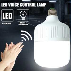 Ses sensörü ile 6.5W LED T ampul aydınlatma alüminyum gövde ve depo E27 taban tipi için PVC kapak 220V Ac güç kaynağı - Product Image 2