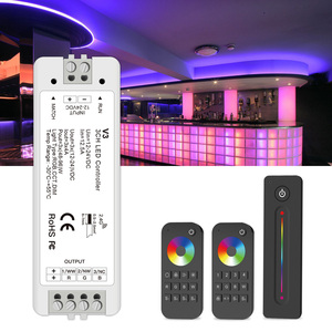 RF 2,4 г RGB светодиодный контроллер высокой мощности 12 В ~ 24 В DC 4A/канал с регулируемой яркостью Светодиодная лента высокого качества RGBW Светодиодная лента