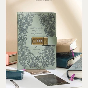 A5 calendario Planner annuale con blocco del codice per le ragazze taccuino diario pianificatori e riviste filo cucito rilegatura - Product Image 2