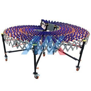 Carico pieghevole per autocarro scarico motorizzato prezzo stretto gravità Pallet sollevatore telescopico produttori di rulli trasportatori - Product Image 2