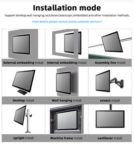 Industrial Grade Panel Monitor 23.6&quot; USB LED Open Frame Touch <strong>LCD</strong> Monitor New <strong>Network</strong> <strong>Display</strong> with Touch Screen Interface - Product Image 6