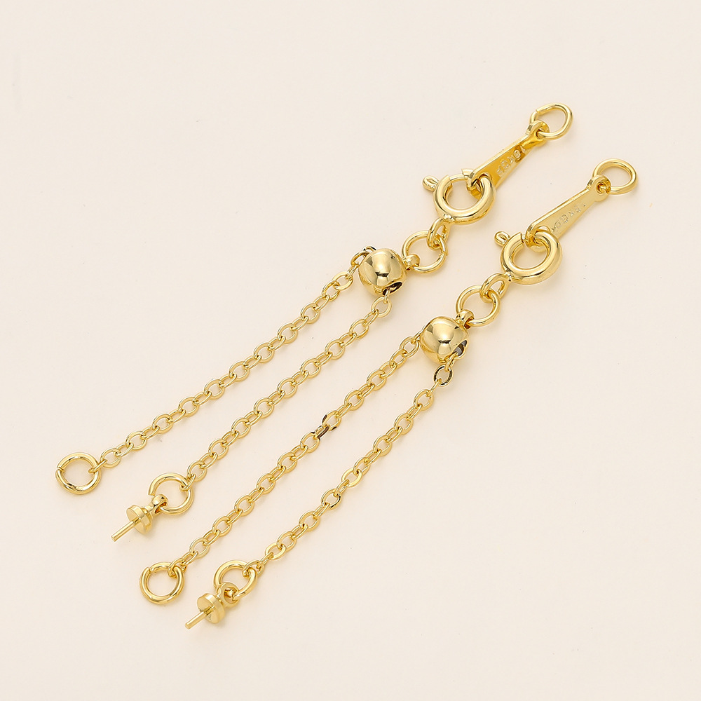 18k colorfast adjustable extension chain