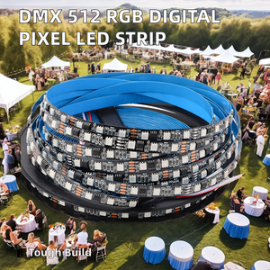 Cuerdas de luz LED digitales RGB 1934 PIXEL DMX 512 USB IP67 5M Cuerpo de cobre con control de aplicación y chip IC EPistar - Product Image 2