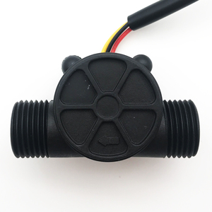 Digital Industrial Plastic Water Flowmeter With Hall Effect Liquid Sensor OEM Supported LCD Display for Oil <strong>Flow</strong> Meter - Product Image 2