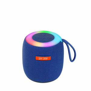 2024 taşınabilir Bluetooth hoparlörler RGB Mini USB/TF/FM kablosuz Karaoke hoparlörü 5W DC pil yeni promosyon hediye bilgisayar plastik - Product Image 6