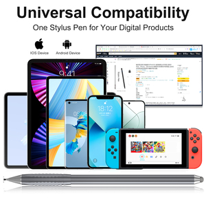 ファクトリーユニバーサルメタル2in1パッシブスタイラス高品質 & Android用スムーズな書き込みApple PhoneタブレットiPadiPhoneアクセサリー - Product Image 5
