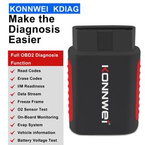 Konnwei kdiagオールシステムBluetooth5.0カーコードリーダーOBD2スキャナーBMW Benz Ford VW Audi Seat Skodaおよびmulticcaと互換性があります - Product Image 6