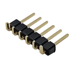90 Gold Flash <strong>6Pin</strong> <strong>Header</strong> 2.54 Pin Application Nylon Housing Material for PCB - Product Image 4