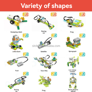 168โมเดลชุดก้าน WeDo2.0หุ่นยนต์สูงตัวต่อเพื่อการศึกษาโมเดลโรงเรียนสร้างการเรียนรู้ที่มีความสุขสำหรับนักเรียน - Product Image 2