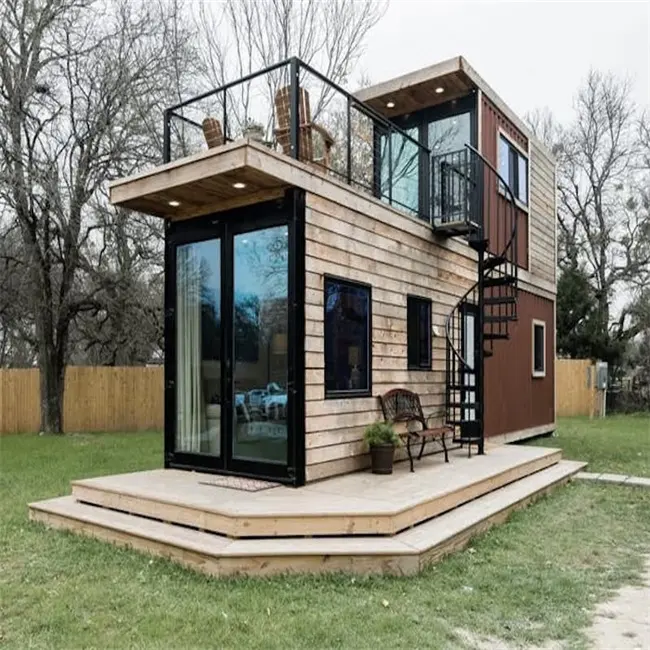 Jardín móvil de bajo coste de china, contenedor de envío de lujo, casa prefabricada, australia