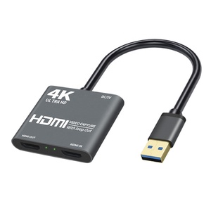 Doonjiey工厂1080P HDTV转USB 2.0视频采集卡，带有线游戏录音盒，用于MP4直播 - Product Image 1
