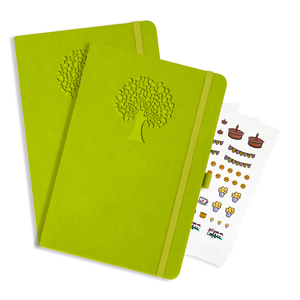 Customized Logo Green <strong>Elastic</strong> Closure Band A5 Journal <strong>Notebook</strong> Leather Hardcover <strong>Notebook</strong> for Office - Product Image 5