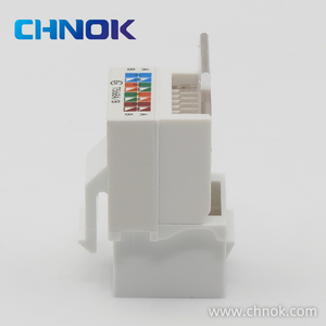 RJ45 UTP 5e类/6类/6a类/78p8c类90度网络以太网模块化梯形插孔DP-KJ-8023 - Product Image 4