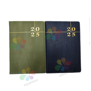 定制印刷商务笔记本A5 2025日记笔记本议程皮革日记本规划师内衬PU学生促销 - Product Image 4