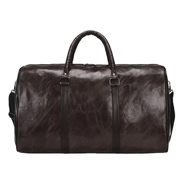 Acquistare personalizzata vecchio marrone classic distressed vintage personalizzato borsone borsa da viaggio in pelle uomini