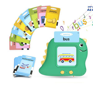 Herramienta educativa para edades tempranas para niños, máquina de tarjetas cognitivas, máquina de aprendizaje de idiomas de voz para niños pequeños - Product Image 1