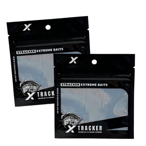 Custom Fish Lure Reiß verschluss Wieder versch ließbarer 3-seitiger Verschluss beutel Angelhaken <span class=keywords><strong>Tackle</strong></span> Bait Swimbait Weiche Plastik verpackungs tasche Clear Window - Product Image 2