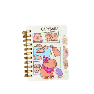 高品质创意水豚分类线圈书学生可爱迷你笔记本 - Product Image 1