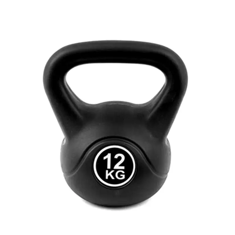 KettleBell PE rivestito in cemento regolabile Kettlebell pesi allenamento della forza