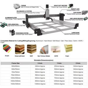 BulkMan3D 500x500 QueenBee Pro CNC Kit completo DDCSV4.1 Caja de control fuera de línea 3N. M Motor de circuito cerrado Máquina CNC de 4 ejes Enrutador de madera - Product Image 5