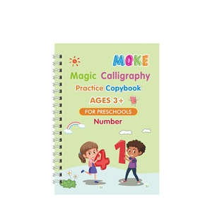 Okul öncesi çocuklar yaş 3 + için kalemler ile yeniden kullanılabilir yazma uygulama kitabı sihirli uygulama Copybook - Product Image 6