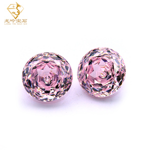 New <strong>Collection</strong> 5A <strong>CZ</strong> Stone Cut Crushed Ice Cubic Zirconia 8mm- Pink Zircon Fancy Cut for Jewelry Accessories - Product Image 2