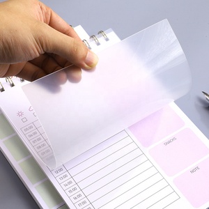 Venta caliente diario semanal planificador cuaderno PP espiral Bloc de notas Plan Personalizado Bloc de notas - Product Image 5