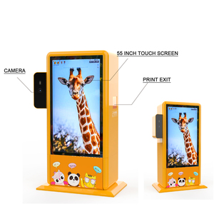 Интерактивный ЖК-плеер OEM Digital Signage и дисплеи WiFi Android 55 "сенсорный экран киоск для рекламы в помещении ресторана - Product Image 4