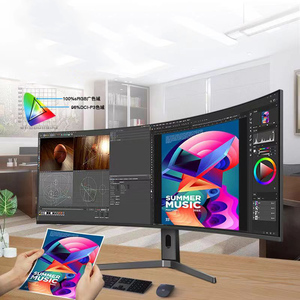 High Resolution Monitor 49 Inch Curved R1900 5K Gamer Computer Screen <strong>Display</strong> 2MS Monitors Gaming - Product Image 2